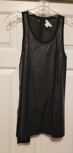 Helmut Lang Leather tank